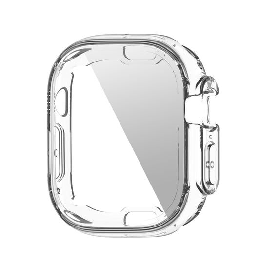 PET Film TPU Watch Case For Apple Watch Ultra 49mm / Ultra 2 49mm(Transparent) - Watch Cases by buy2fix | Online Shopping UK | buy2fix