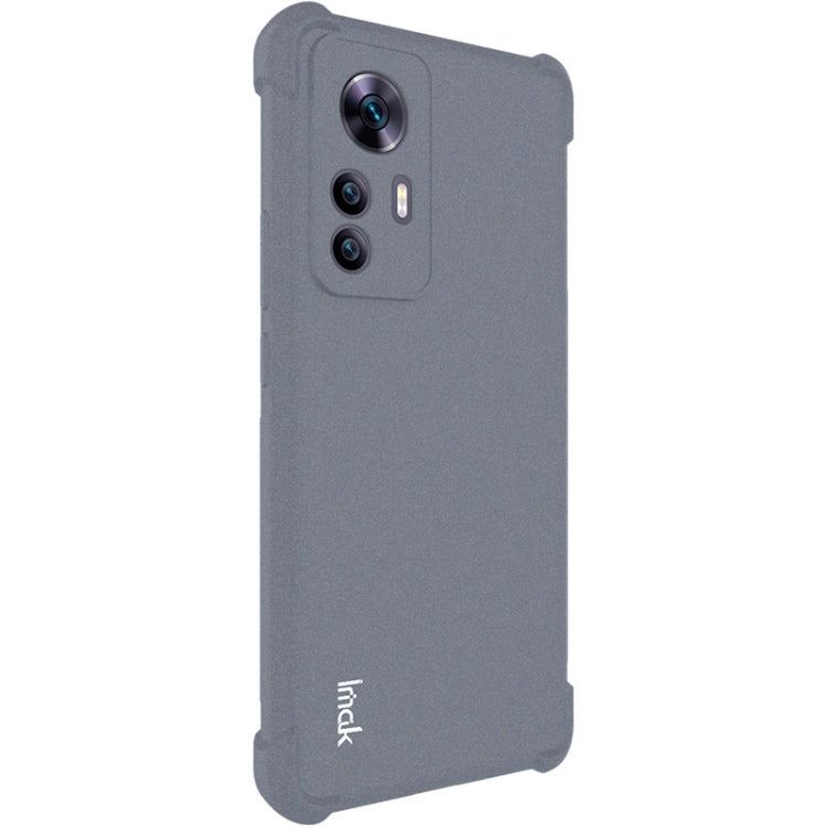 For Xiaomi Redmi K50 / 12T Ultra imak All-inclusive Shockproof Airbag TPU Phone Case(Matte Grey) - Xiaomi Cases by imak | Online Shopping UK | buy2fix