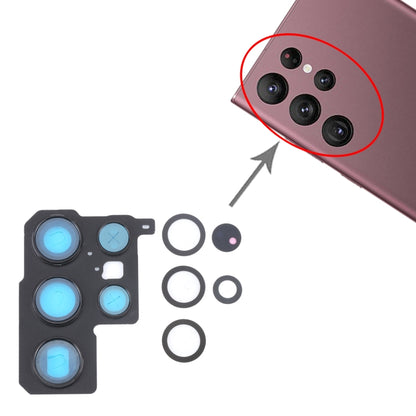 For Samsung Galaxy S22 Ultra 5G SM-S908B 10pcs Camera Lens Cover -  by buy2fix | Online Shopping UK | buy2fix