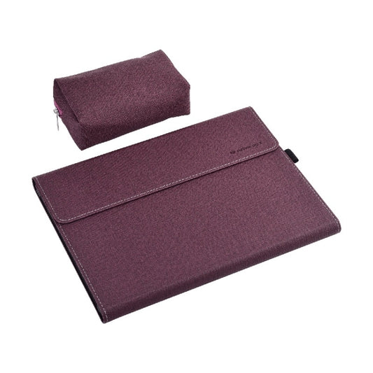For Microsoft Surface Pro 9 All-Inclusive Drop Tablet PC Case With Power Pack(Wine Red) - Others by buy2fix | Online Shopping UK | buy2fix