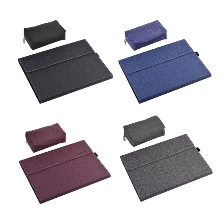 For Microsoft Surface Pro 9 All-Inclusive Drop Tablet PC Case With Power Pack(Wine Red) - Others by buy2fix | Online Shopping UK | buy2fix
