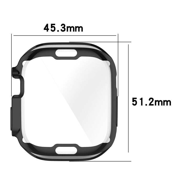 TPU All-inclusive Electroplating Protective Case For Apple Watch Ultra 1 / 2 / 3 49mm(Rose Gold) by buy2fix