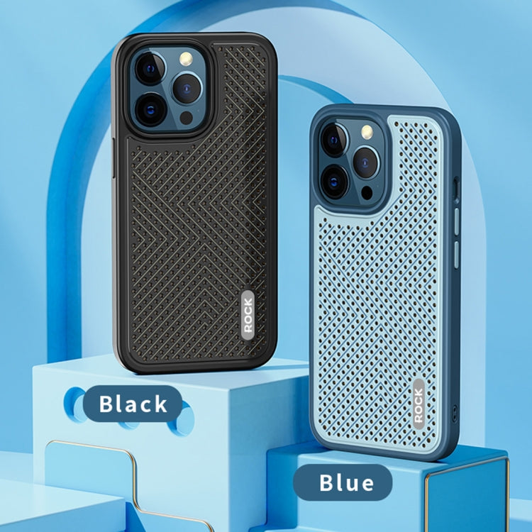 For iPhone 14 Plus ROCK Graphene Heat Dissipation Phone Case (Blue) - iPhone 14 Plus Cases by ROCK | Online Shopping UK | buy2fix