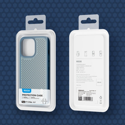 For iPhone 14 Plus ROCK Graphene Heat Dissipation Phone Case (Blue) - iPhone 14 Plus Cases by ROCK | Online Shopping UK | buy2fix