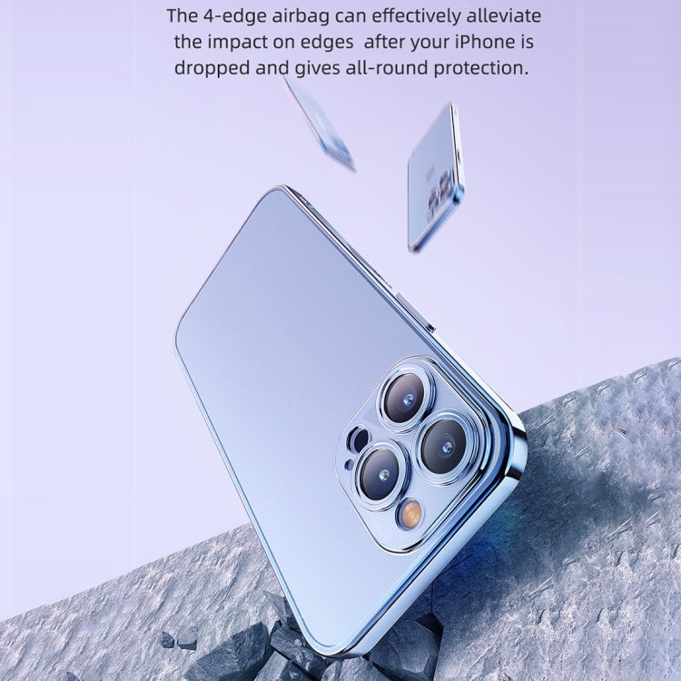 For iPhone 14 ROCK Frosted Plated Phone Case (Black) - iPhone 14 Cases by ROCK | Online Shopping UK | buy2fix