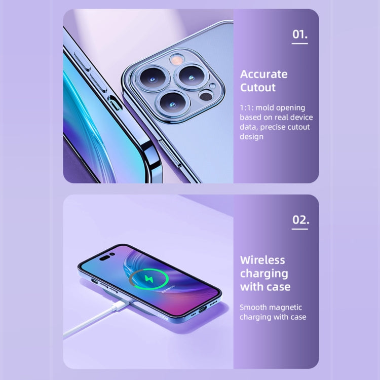 For iPhone 14 Plus ROCK Frosted Plated Phone Case (Black) - iPhone 14 Plus Cases by ROCK | Online Shopping UK | buy2fix