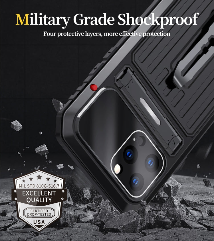 For iPhone 14 Pro Armor Life Waterproof Shockproof Splash-proof Dust-proof Phone Case(Red) - iPhone 14 Pro Cases by buy2fix | Online Shopping UK | buy2fix
