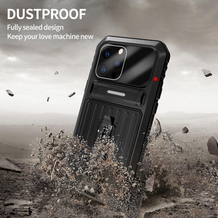 For iPhone 14 Pro Armor Life Waterproof Shockproof Splash-proof Dust-proof Phone Case(Red) - iPhone 14 Pro Cases by buy2fix | Online Shopping UK | buy2fix