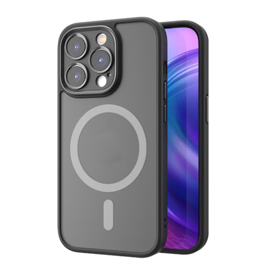 For iPhone 14 Plus ROCK Guard Skin-feel MagSafe Phone Case (Black)