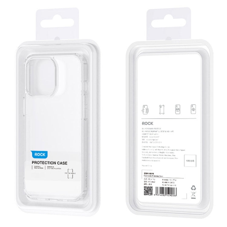 For iPhone 14 Plus ROCK Pure Series Phone Case (Transparent) - iPhone 14 Plus Cases by ROCK | Online Shopping UK | buy2fix