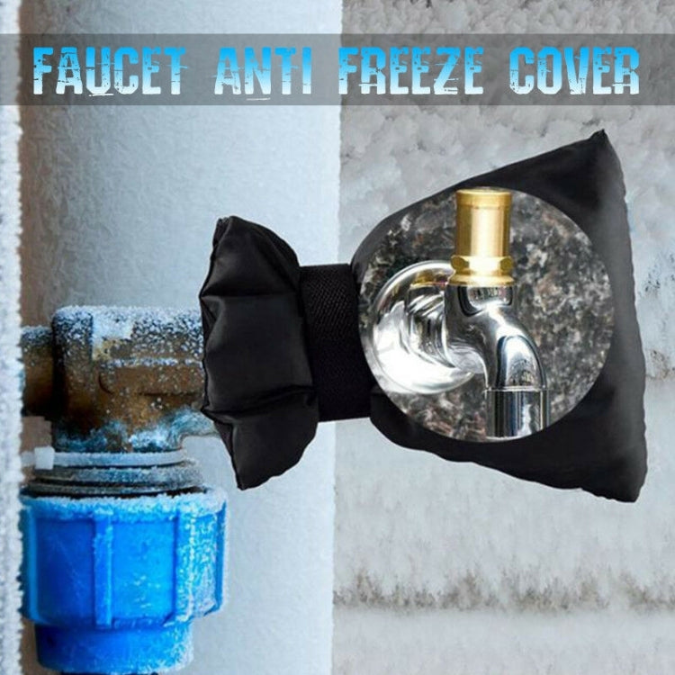 420D Oxford Cloth Outdoor Waterproof Winter Faucet Antifreeze Cover(Lake Blue) - Faucets & Accessories by buy2fix | Online Shopping UK | buy2fix