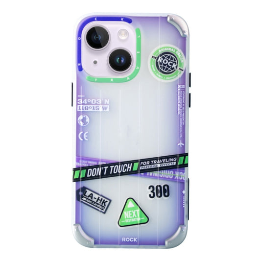 For iPhone 14 Plus ROCK InShare Travel Series PC+TPU Phone Case (Deep Space Tour) - iPhone 14 Plus Cases by ROCK | Online Shopping UK | buy2fix