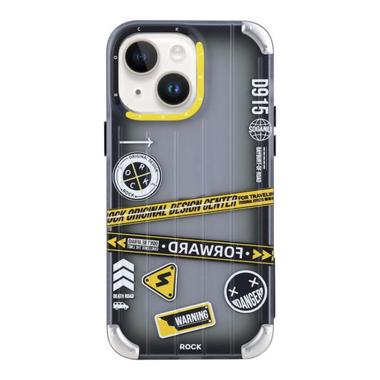 For iPhone 14 Plus ROCK InShare Travel Series PC+TPU Phone Case (D915 Highway) - iPhone 14 Plus Cases by ROCK | Online Shopping UK | buy2fix