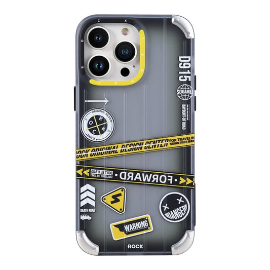For iPhone 14 Pro Max ROCK InShare Travel Series PC+TPU Phone Case (D915 Highway) - iPhone 14 Pro Max Cases by ROCK | Online Shopping UK | buy2fix
