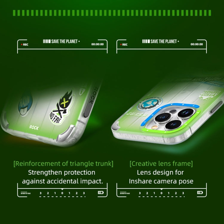 For iPhone 14 Pro Max ROCK InShare Travel Series PC+TPU Phone Case (Tropical Rainforest) - iPhone 14 Pro Max Cases by ROCK | Online Shopping UK | buy2fix