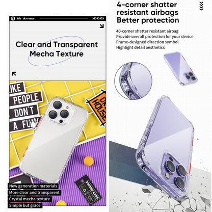 For iPhone 14 ROCK Air InShare Phone Case (Transparent) - iPhone 14 Cases by ROCK | Online Shopping UK | buy2fix