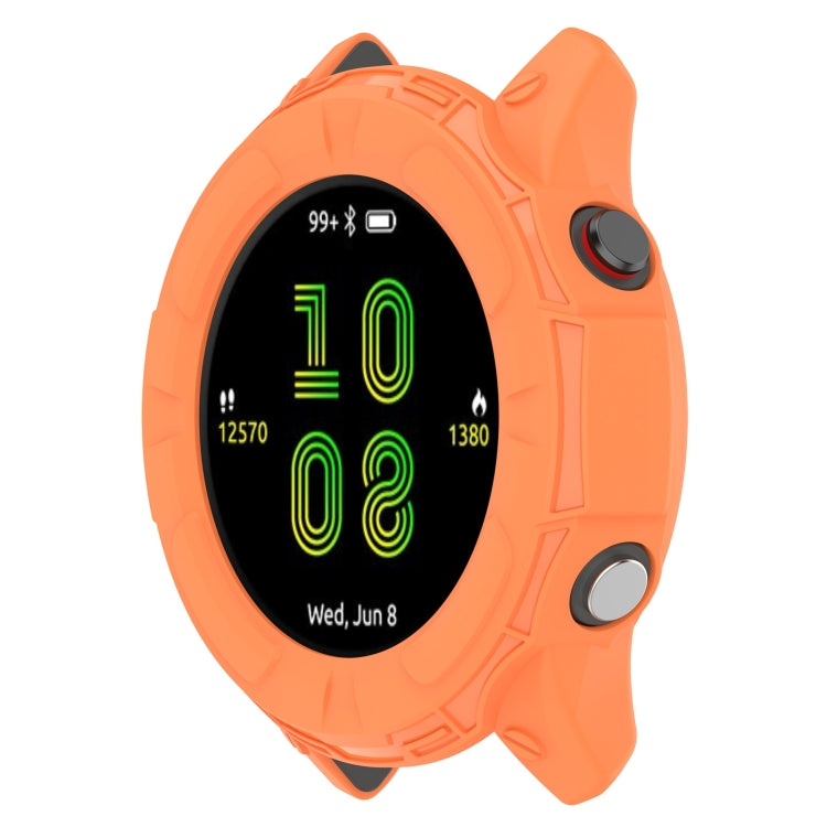 For Garmin Forerunner 255S TPU Armor Hollow Protective Case(Orange) by buy2fix