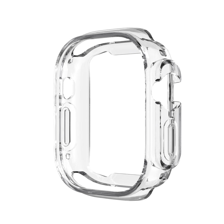Half-inclusive Transparent TPU Protective Case For Apple Watch Ultra 1 / 2 / 3 49mm by buy2fix