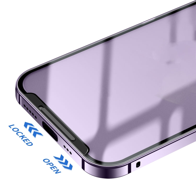 For iPhone 14 Pro Frosted Metal Phone Case(Silver) - iPhone 14 Pro Cases by buy2fix | Online Shopping UK | buy2fix