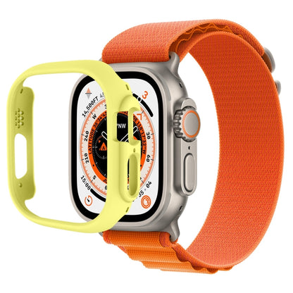 Half-inclusive PC Protective Case For Apple Watch Ultra 1 / 2 / 3 49mm(Yellow) by buy2fix
