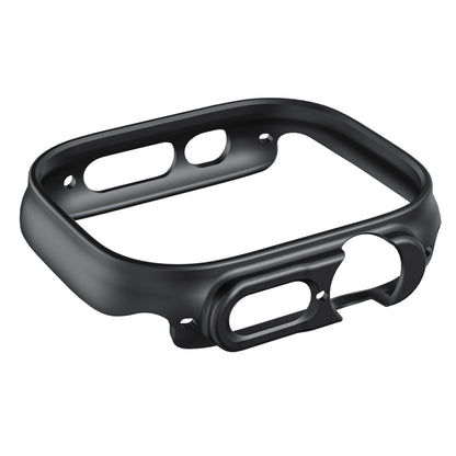 For Apple Watch Ultra 1 / 2 / 3 49mm Half-inclusive Frosted PC Protective Case(Black) by buy2fix