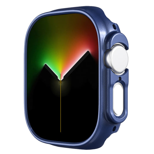 For Apple Watch Ultra 1 / 2 / 3 49mm Half-inclusive Frosted PC Protective Case(Midnight Blue) by buy2fix