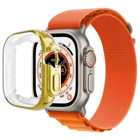 All-inclusive Plating TPU Protective Case For Apple Watch Ultra 1 / 2 / 3 49mm(Gold) by buy2fix