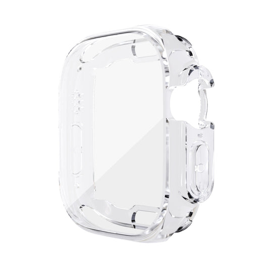 All-inclusive Plating TPU Protective Case For Apple Watch Ultra 1 / 2 / 3 49mm(Transparent) by buy2fix