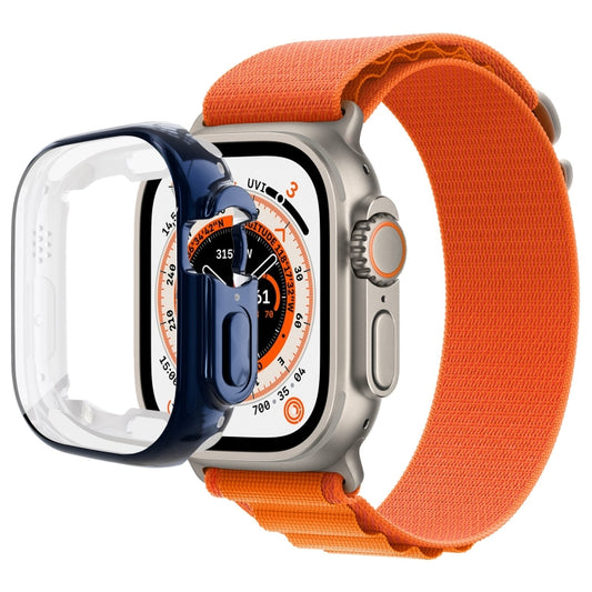 All-inclusive Plating TPU Protective Case For Apple Watch Ultra 1 / 2 / 3 49mm(Midnight Blue) by buy2fix