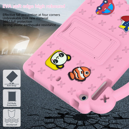Handle Kickstand Children EVA Shockproof Tablet Case For iPad mini 1 / 2 / 3 / 4 / 5(Pink) - More iPad Cases by buy2fix | Online Shopping UK | buy2fix
