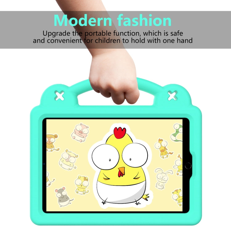 Handle Kickstand Children EVA Shockproof Tablet Case For iPad mini 1 / 2 / 3 / 4 / 5(Mint Green) - More iPad Cases by buy2fix | Online Shopping UK | buy2fix