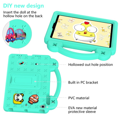 Handle Kickstand Children EVA Shockproof Tablet Case For iPad mini 1 / 2 / 3 / 4 / 5(Mint Green) - More iPad Cases by buy2fix | Online Shopping UK | buy2fix