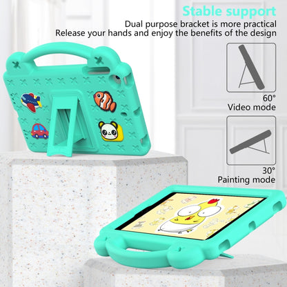 Handle Kickstand Children EVA Shockproof Tablet Case For iPad mini 1 / 2 / 3 / 4 / 5(Mint Green) - More iPad Cases by buy2fix | Online Shopping UK | buy2fix