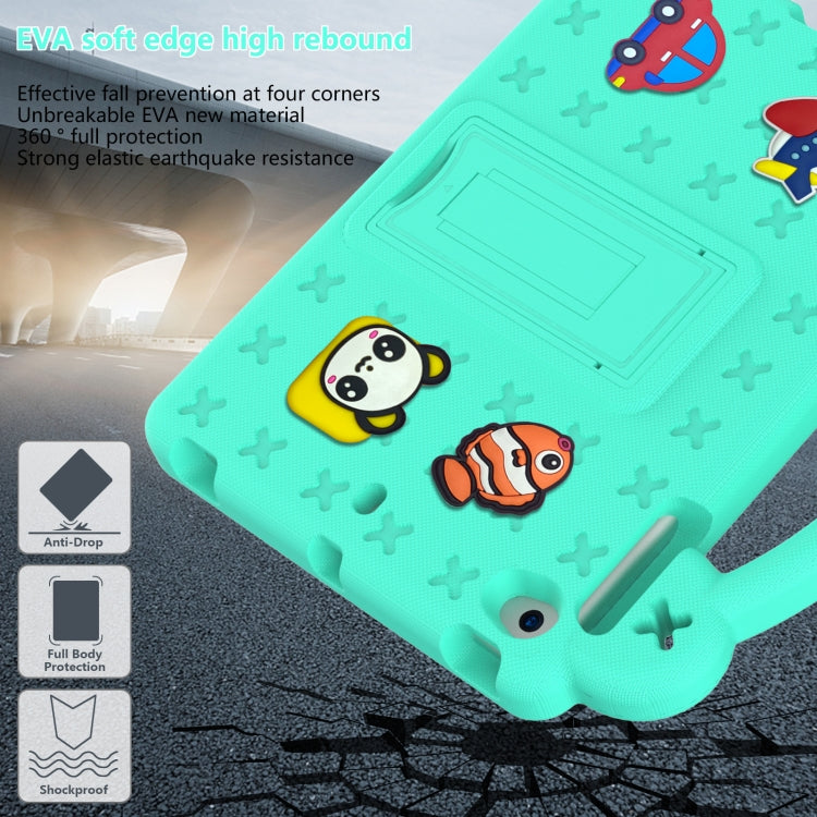 Handle Kickstand Children EVA Shockproof Tablet Case For iPad mini 1 / 2 / 3 / 4 / 5(Mint Green) - More iPad Cases by buy2fix | Online Shopping UK | buy2fix