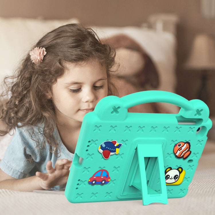 Handle Kickstand Children EVA Shockproof Tablet Case For iPad mini 1 / 2 / 3 / 4 / 5(Mint Green) - More iPad Cases by buy2fix | Online Shopping UK | buy2fix