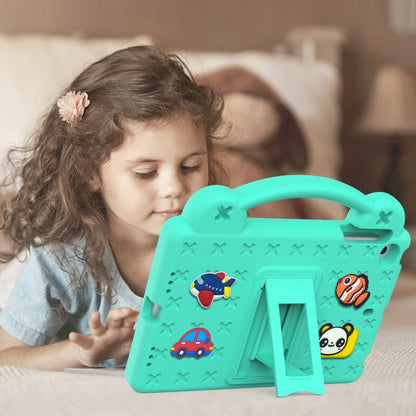 Handle Kickstand Children EVA Shockproof Tablet Case For iPad mini 1 / 2 / 3 / 4 / 5(Mint Green) - More iPad Cases by buy2fix | Online Shopping UK | buy2fix