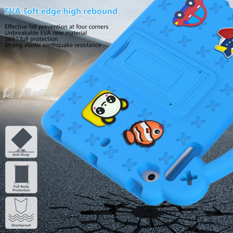 Handle Kickstand Children EVA Shockproof Tablet Case For iPad mini 1 / 2 / 3 / 4 / 5(Sky Blue) - More iPad Cases by buy2fix | Online Shopping UK | buy2fix