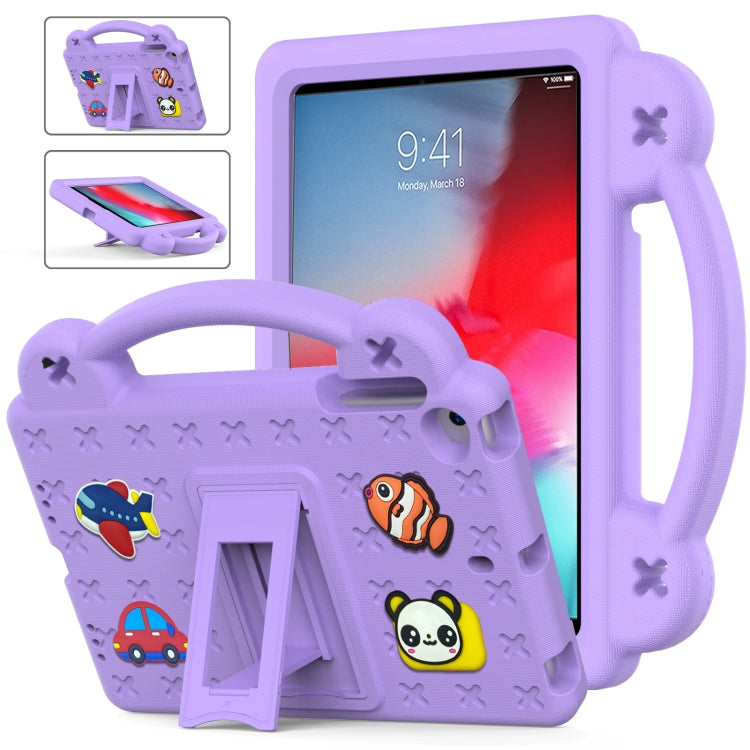 Handle Kickstand Children EVA Shockproof Tablet Case For iPad mini 1 / 2 / 3 / 4 / 5(Light Purple) - More iPad Cases by buy2fix | Online Shopping UK | buy2fix