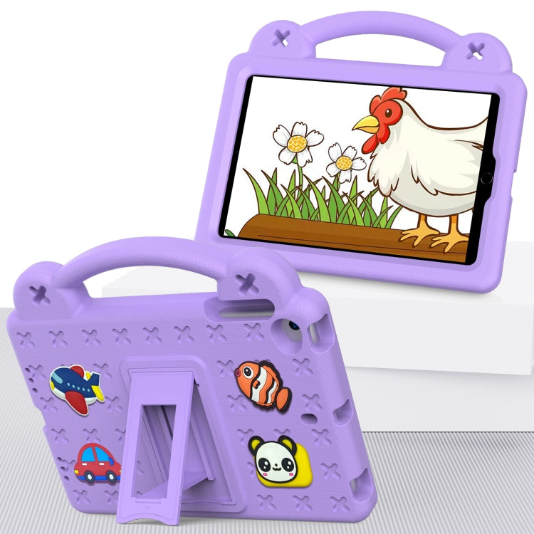 Handle Kickstand Children EVA Shockproof Tablet Case For iPad mini 1 / 2 / 3 / 4 / 5(Light Purple) - More iPad Cases by buy2fix | Online Shopping UK | buy2fix