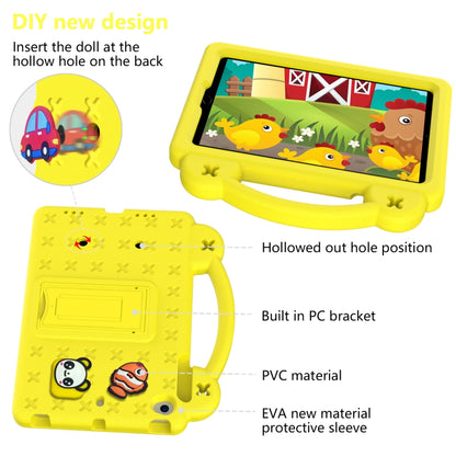 Handle Kickstand Children EVA Shockproof Tablet Case For iPad mini 1 / 2 / 3 / 4 / 5(Yellow) - More iPad Cases by buy2fix | Online Shopping UK | buy2fix