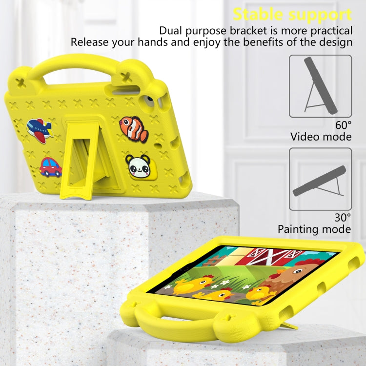 Handle Kickstand Children EVA Shockproof Tablet Case For iPad mini 1 / 2 / 3 / 4 / 5(Yellow) - More iPad Cases by buy2fix | Online Shopping UK | buy2fix