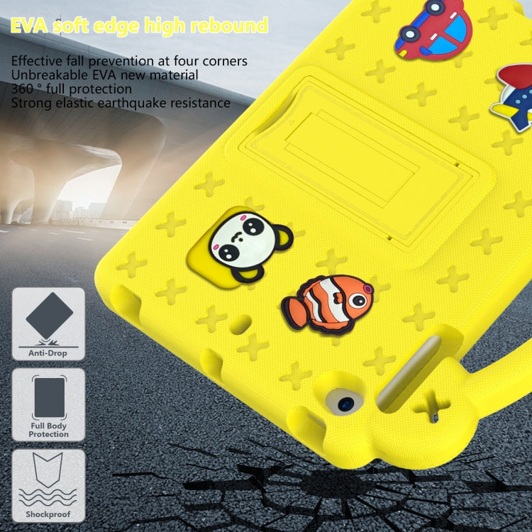 Handle Kickstand Children EVA Shockproof Tablet Case For iPad mini 1 / 2 / 3 / 4 / 5(Yellow) - More iPad Cases by buy2fix | Online Shopping UK | buy2fix