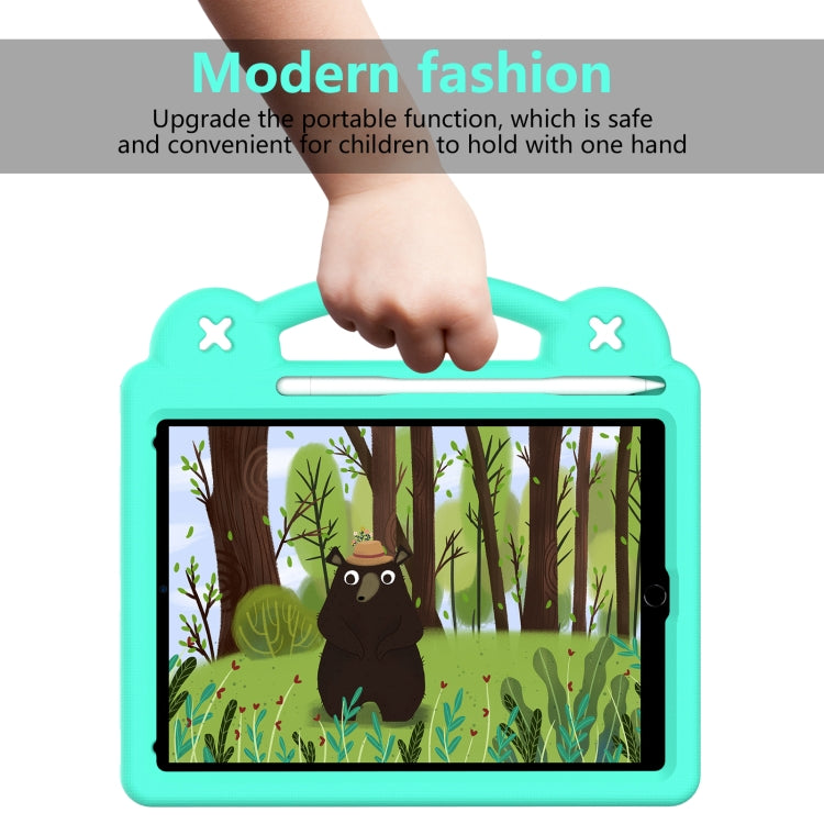 Handle Kickstand Children EVA Shockproof Tablet Case For iPad Air / Air 2 / iPad 5 / 6 / Pro 9.7(Mint Green) - More iPad Cases by buy2fix | Online Shopping UK | buy2fix