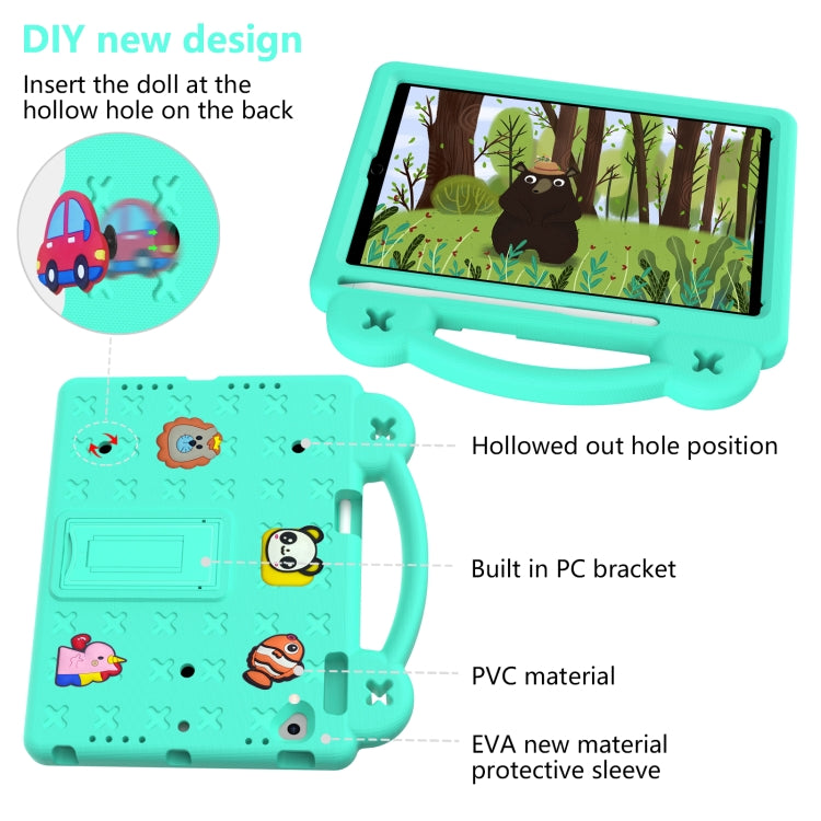 Handle Kickstand Children EVA Shockproof Tablet Case For iPad Air / Air 2 / iPad 5 / 6 / Pro 9.7(Mint Green) - More iPad Cases by buy2fix | Online Shopping UK | buy2fix