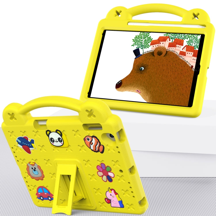 Handle Kickstand Children EVA Shockproof Tablet Case For iPad Air / Air 2 / iPad 5 / 6 / Pro 9.7(Yellow) - More iPad Cases by buy2fix | Online Shopping UK | buy2fix