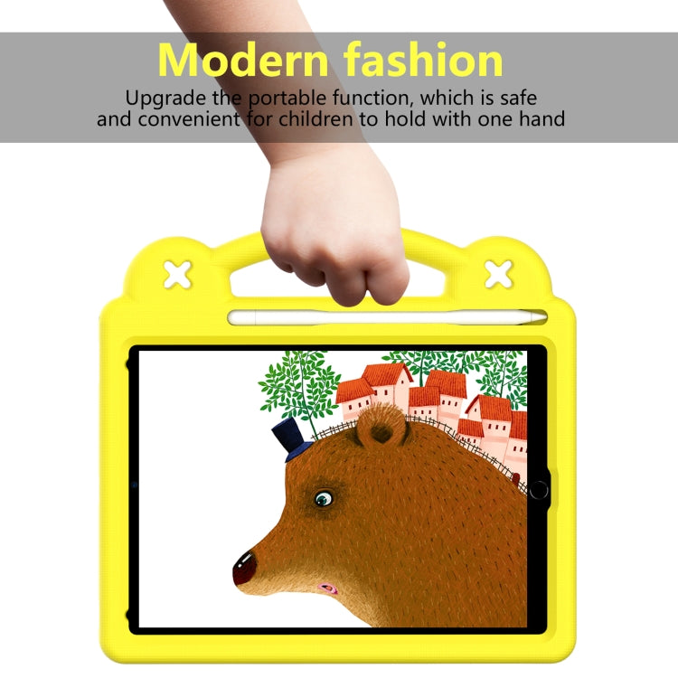 Handle Kickstand Children EVA Shockproof Tablet Case For iPad Air / Air 2 / iPad 5 / 6 / Pro 9.7(Yellow) - More iPad Cases by buy2fix | Online Shopping UK | buy2fix