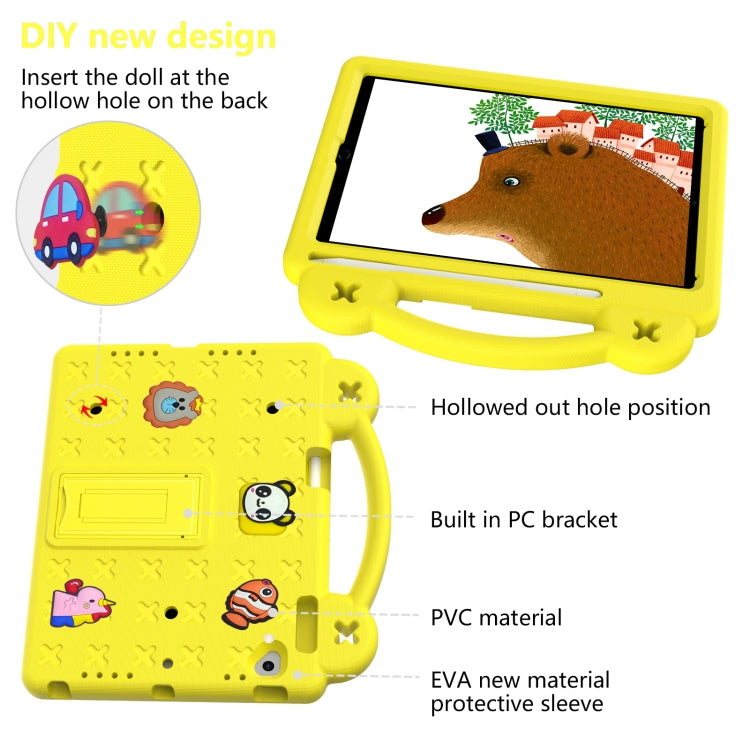Handle Kickstand Children EVA Shockproof Tablet Case For iPad Air / Air 2 / iPad 5 / 6 / Pro 9.7(Yellow) - More iPad Cases by buy2fix | Online Shopping UK | buy2fix