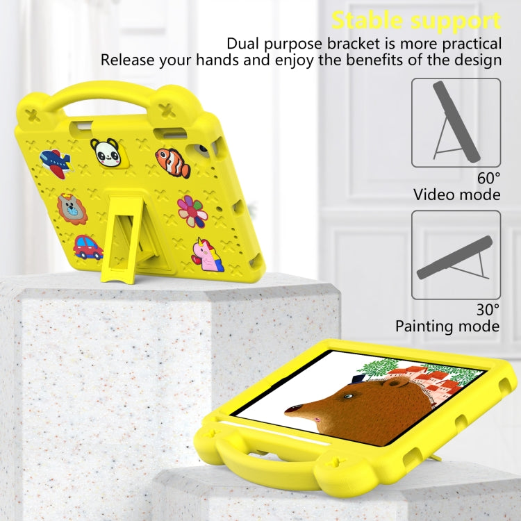 Handle Kickstand Children EVA Shockproof Tablet Case For iPad Air / Air 2 / iPad 5 / 6 / Pro 9.7(Yellow) - More iPad Cases by buy2fix | Online Shopping UK | buy2fix