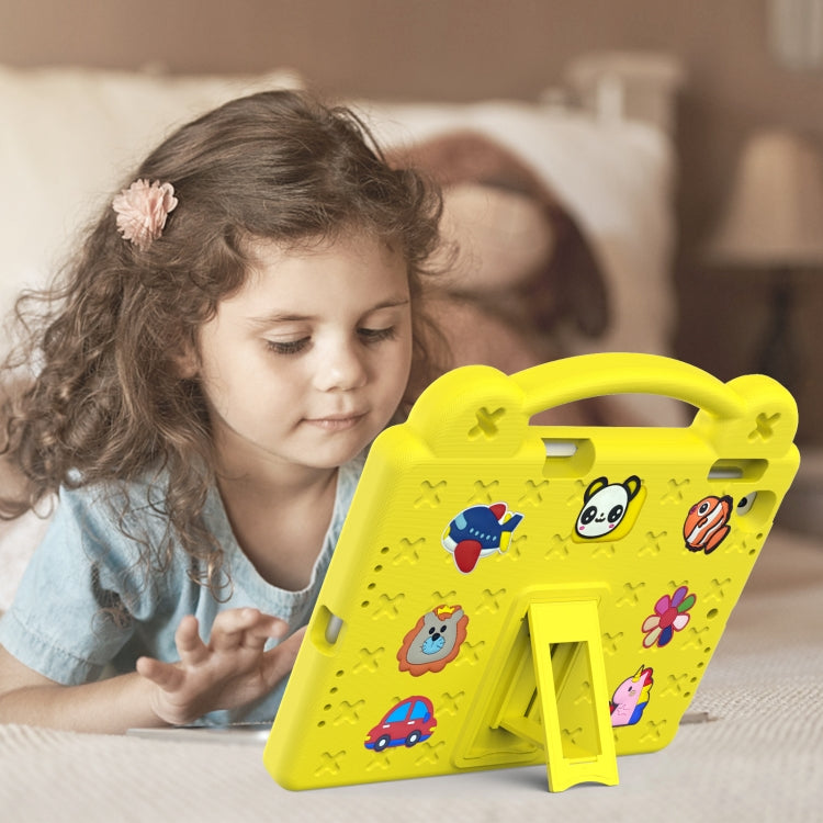 Handle Kickstand Children EVA Shockproof Tablet Case For iPad Air / Air 2 / iPad 5 / 6 / Pro 9.7(Yellow) - More iPad Cases by buy2fix | Online Shopping UK | buy2fix