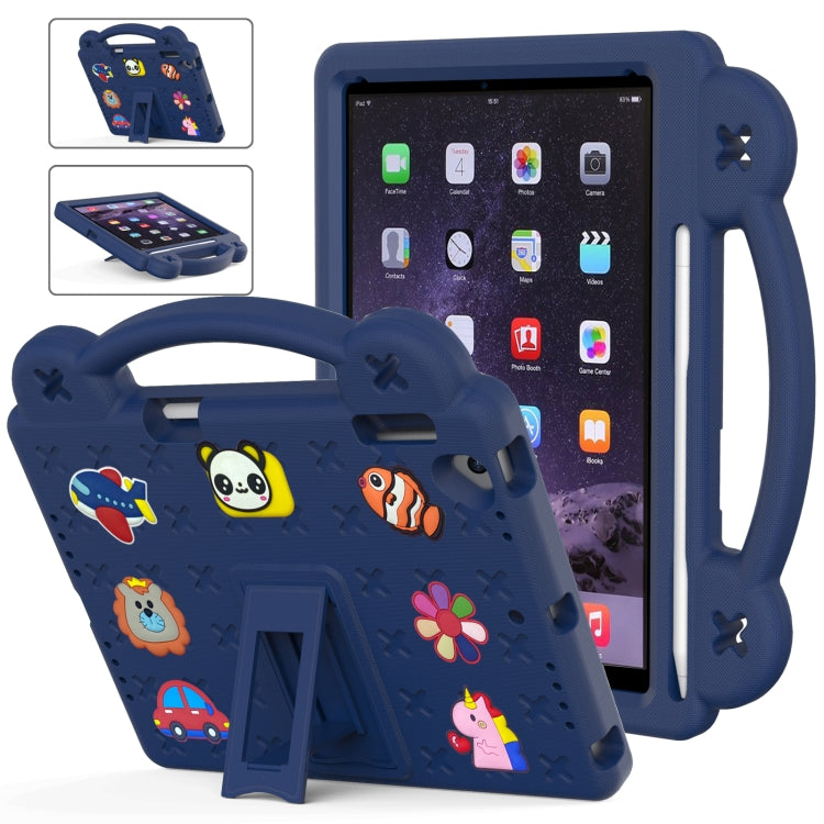 Handle Kickstand Children EVA Shockproof Tablet Case For iPad Air / Air 2 / iPad 5 / 6 / Pro 9.7(Navy Blue) - More iPad Cases by buy2fix | Online Shopping UK | buy2fix